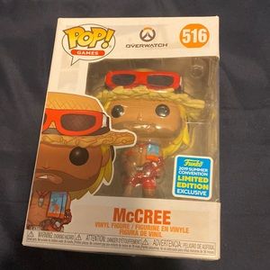 McCREE funko pop, 2019 summer convention limited edition exclusive.